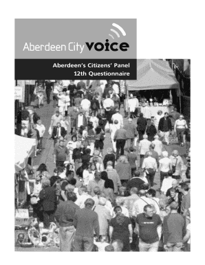 Aberdeen City Voice Questionnaire