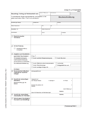Anlage I/7 zu VV BauPrüfVO