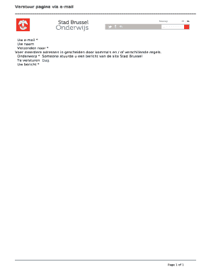 Verstuur pagina via e-mail