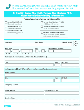 Medicare Advantage Enrollment Application