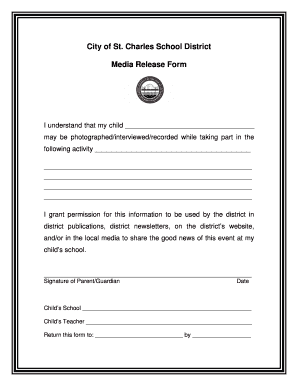 Media Release Form