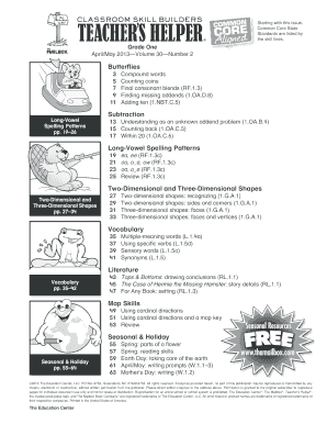 Grade One Educational Worksheets