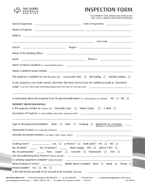 INSPECTION FORM - girlguides-nswactorgau