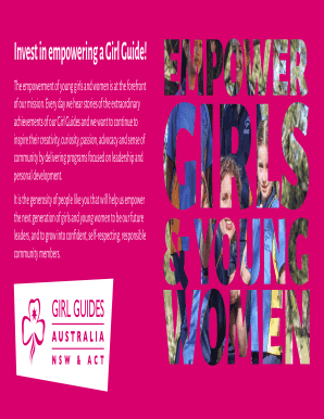 Girl Guides NSW & ACT Donation Form