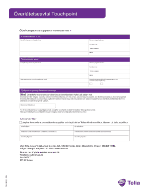 Telia Transfer Agreement