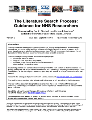 Literature Search Process Guidance