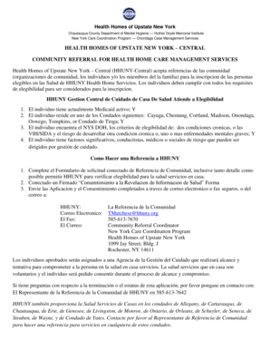 Formulario de solicitud de referencia de comunidad