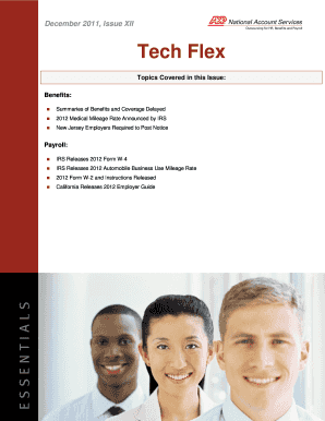 IRS 2012 Form W-4 Release Notice