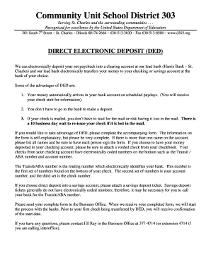 Employee Authorization Agreement for Direct Deposit