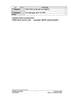 Biology Study Guide Chemistry of Life