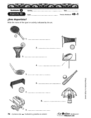 Cuaderno de práctica de español