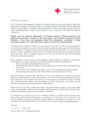 Parental Consent for Blood Donation