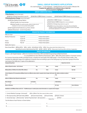 Small Group Business Application