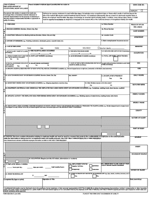 California Employer's Report of Occupational Injury or Illness