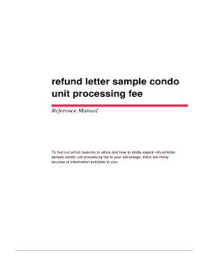 samples letters refund