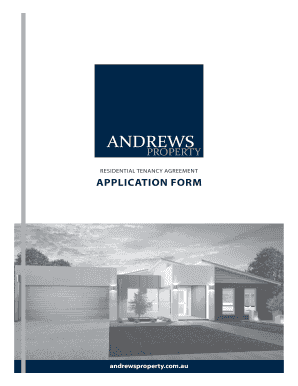 Residential Tenancy Application Form