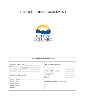 General Service Agreement