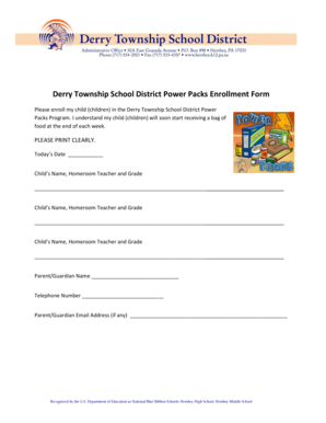 derry township school district food services