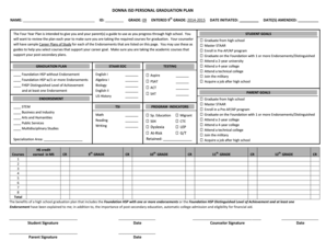 Donna ISD Personal Graduation Plan