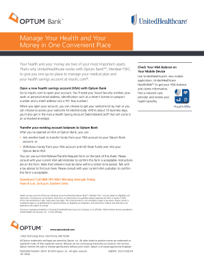 Health Savings Account Rollover or Transfer Request Form