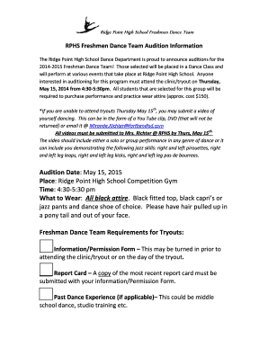 school permission slips