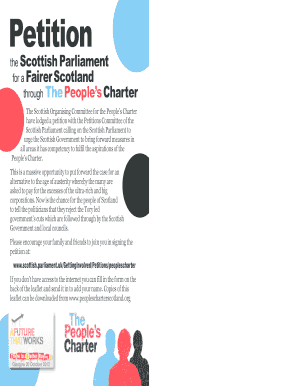 Petition for a Fairer Scotland