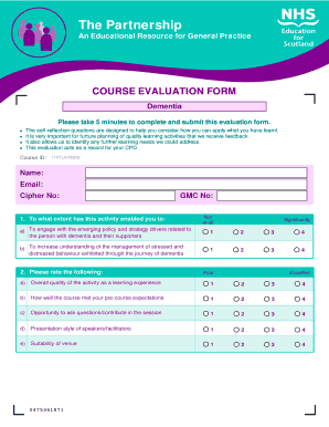 Course Evaluation Form