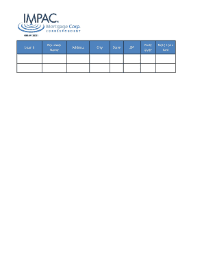 Borrower Note Loan Document