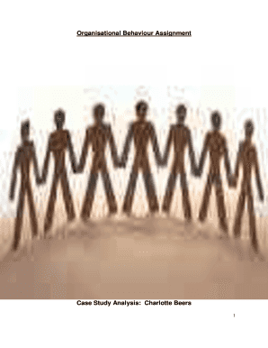 Organisational Behaviour Assignment Assessment Form