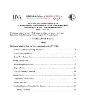 School Social Work Resources