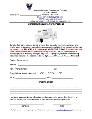 Security Alarm Monitoring Application