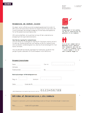 DR License Reduction Application