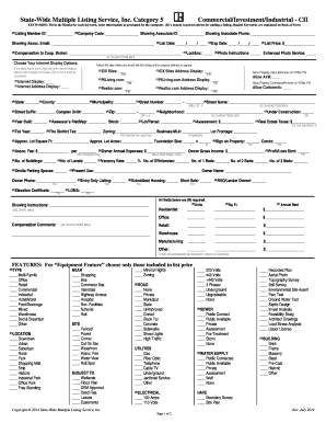 Commercial Property Listing Form