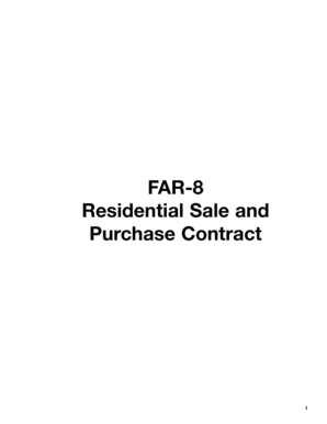 Florida Residential Sale and Purchase Contract