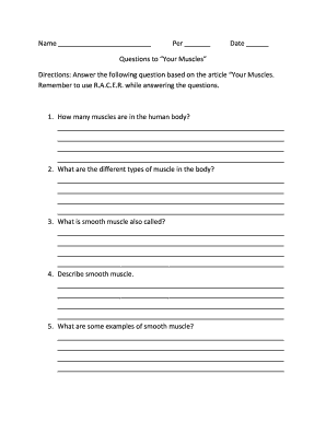 Name Per Date Questions to Your Muscles 1 2 - www2 rcscsd