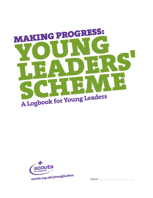Young Leaders Scheme Logbook