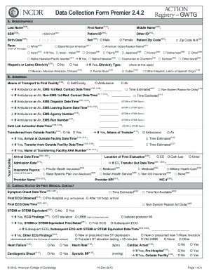 ACTION v2 DataCollectionForm 242 Premier - cvquality acc