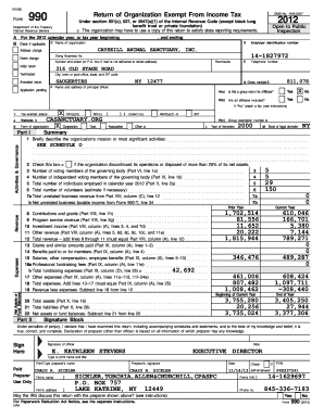 Form 990 2012