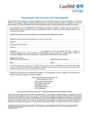 Revocación de Elección de Participación