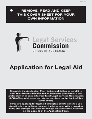 Application for Legal Aid
