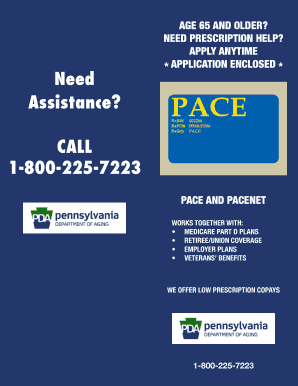 Pennsylvania PACE and PACENET Prescription Assistance Application