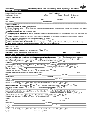 Student Registration Form
