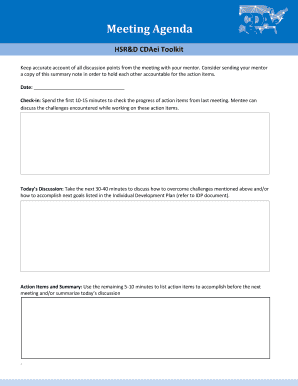 Meeting Agenda Template