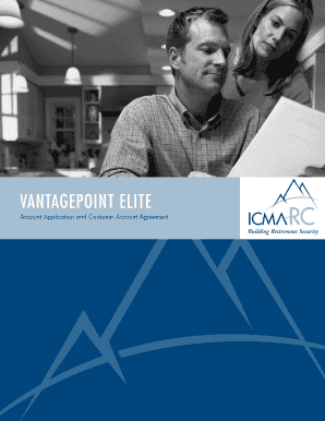 Vantagepoint Elite Account Application and Agreement