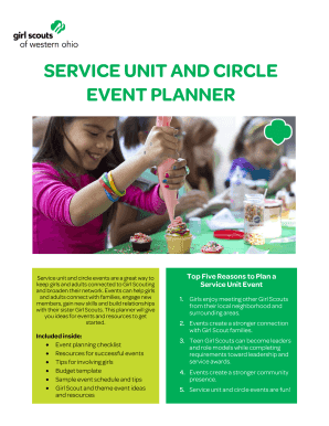 Girl Scout Event Planner