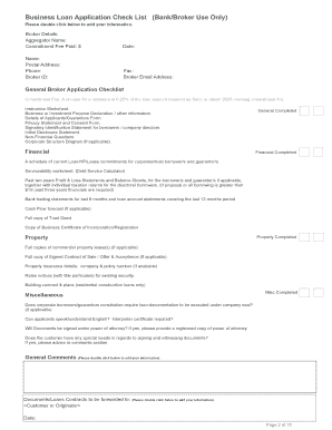 BankWest Business Loan Application