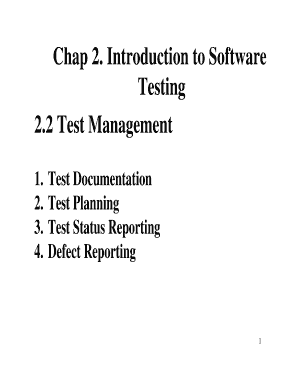 Software Test Documentation Template
