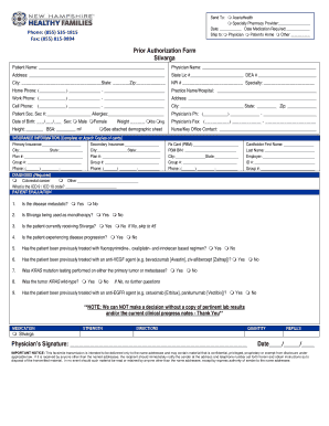 Stivarga Prior Authorization Form