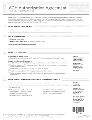 ACH Authorization Agreement