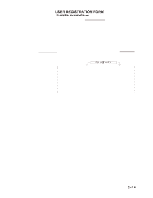 US Federal User Registration Form